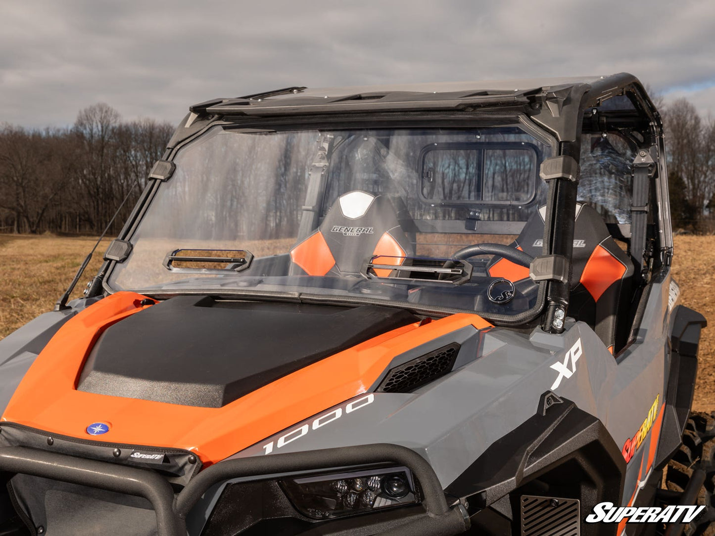 Polaris General Scratch-Resistant Vented Full Windshield