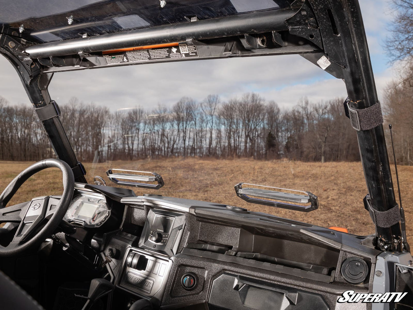 Polaris General Scratch-Resistant Vented Full Windshield