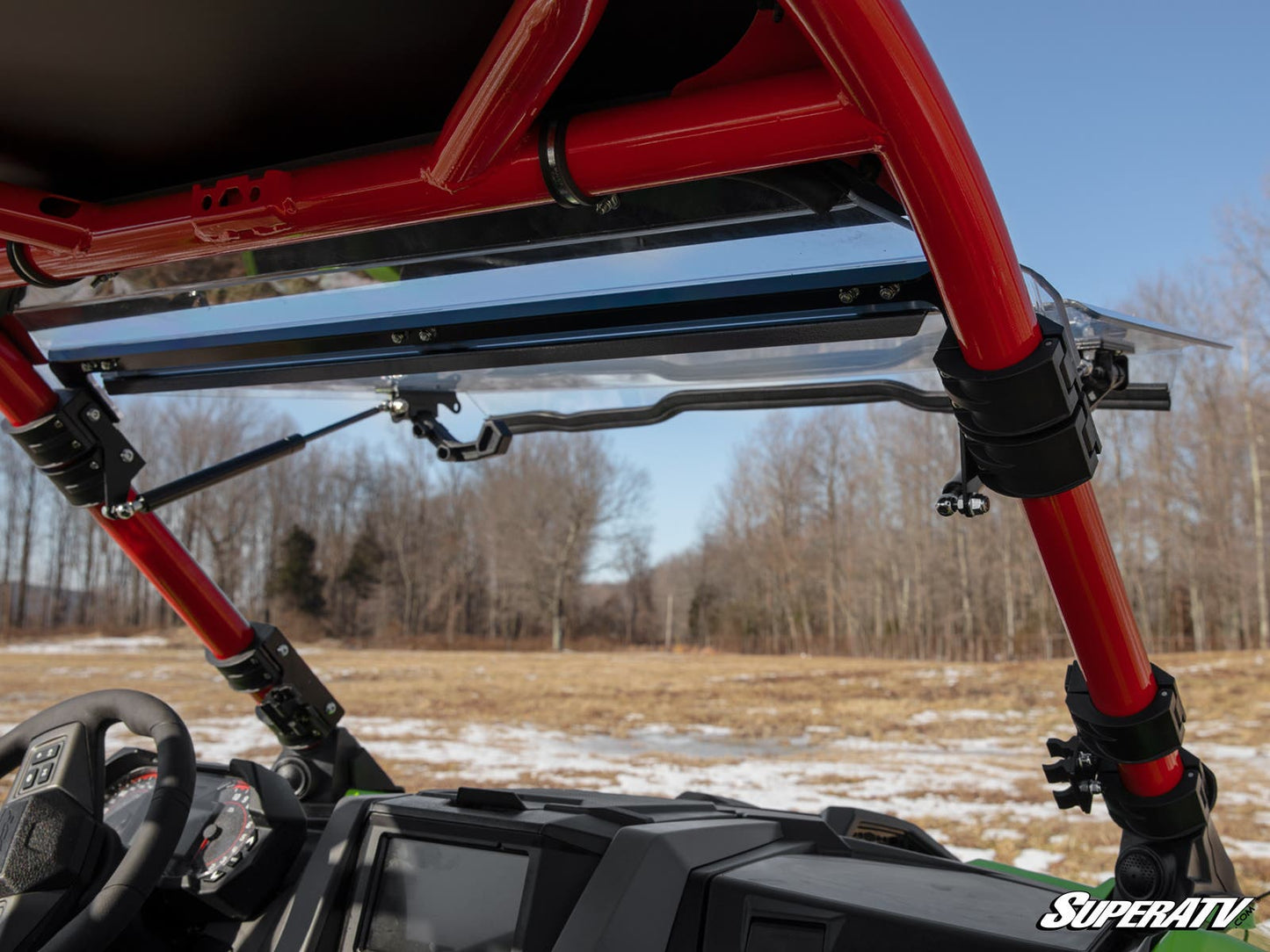 Polaris RZR Pro R Scratch-Resistant Flip Windshield