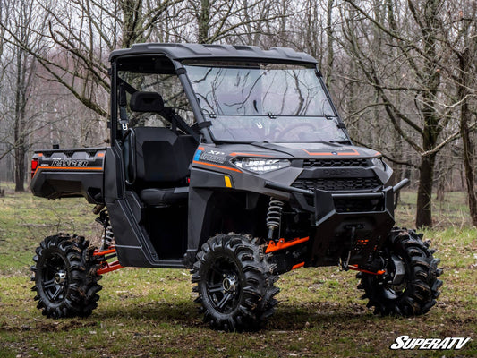 Polaris Ranger XP Kinetic Scratch Resistant Flip Down Windshield