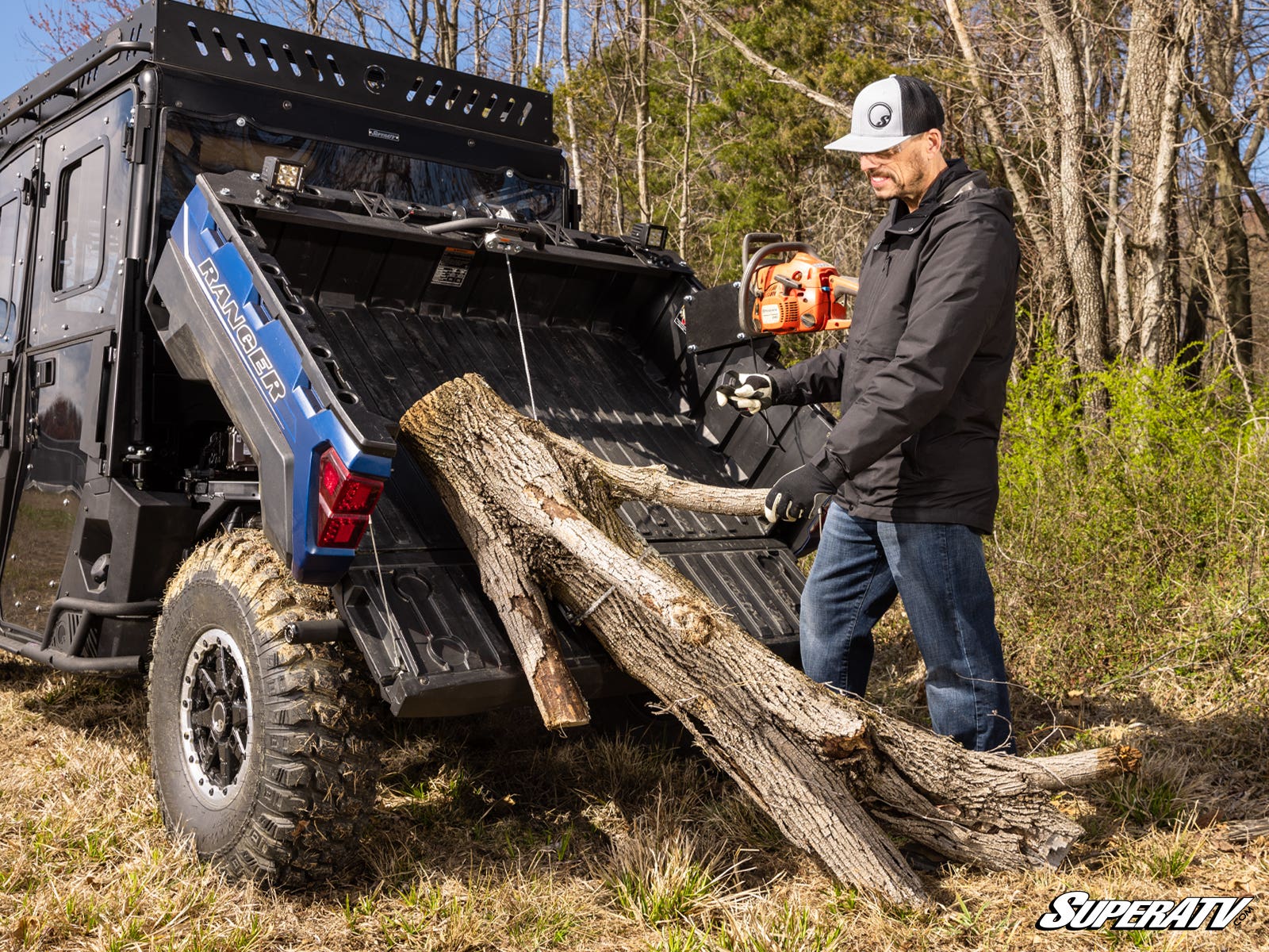 Polaris Ranger XP 570 Bed Winch