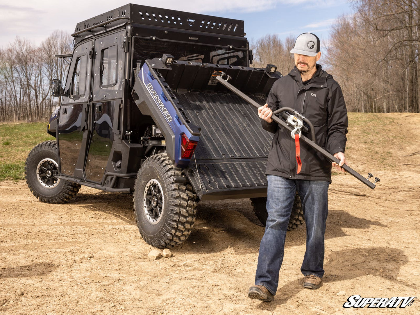 Polaris Ranger XP 570 Bed Winch