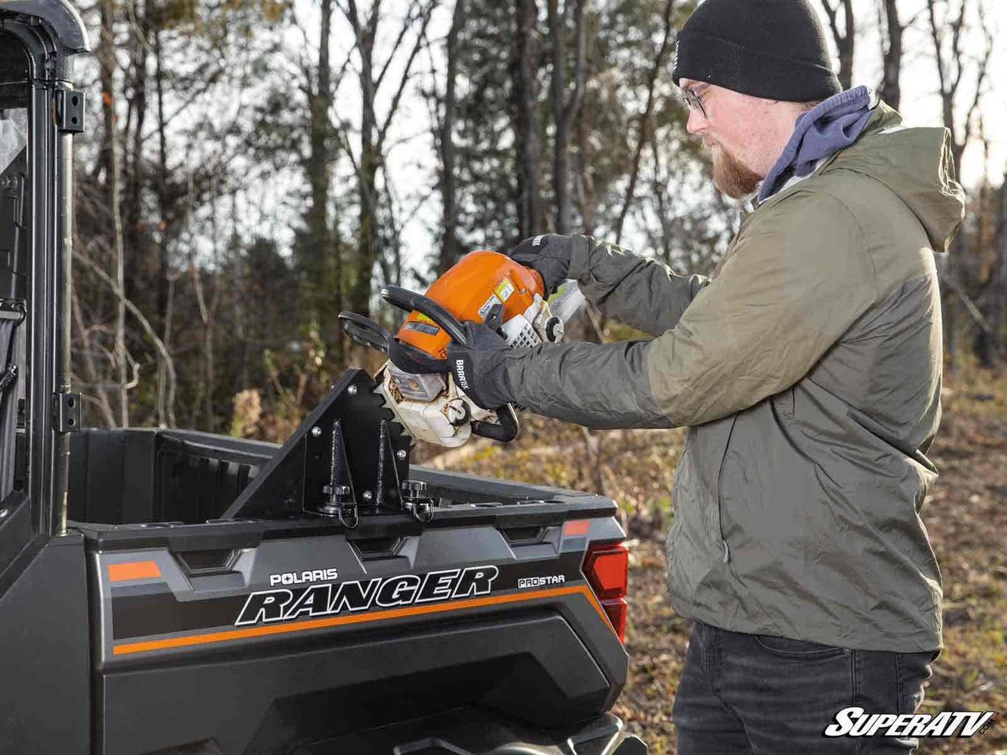 Polaris Ranger Chainsaw Mount