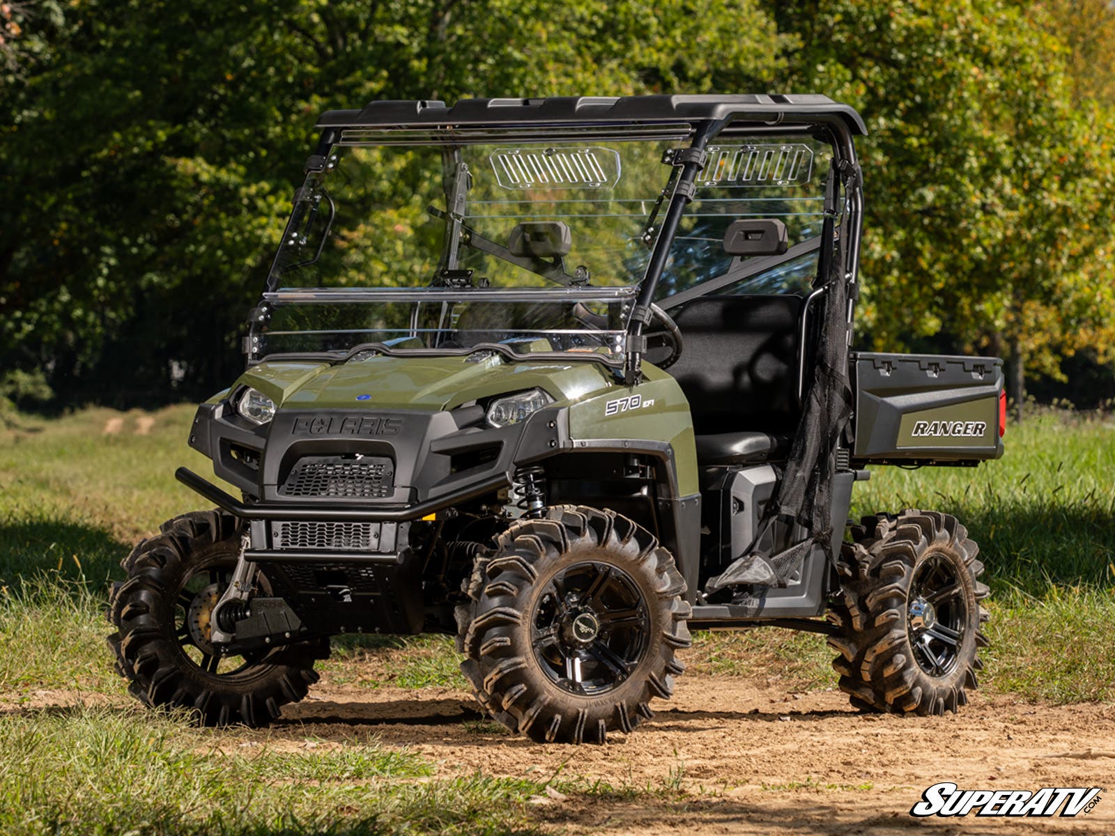 Polaris Ranger 900 Diesel Scratch Resistant Flip Windshield