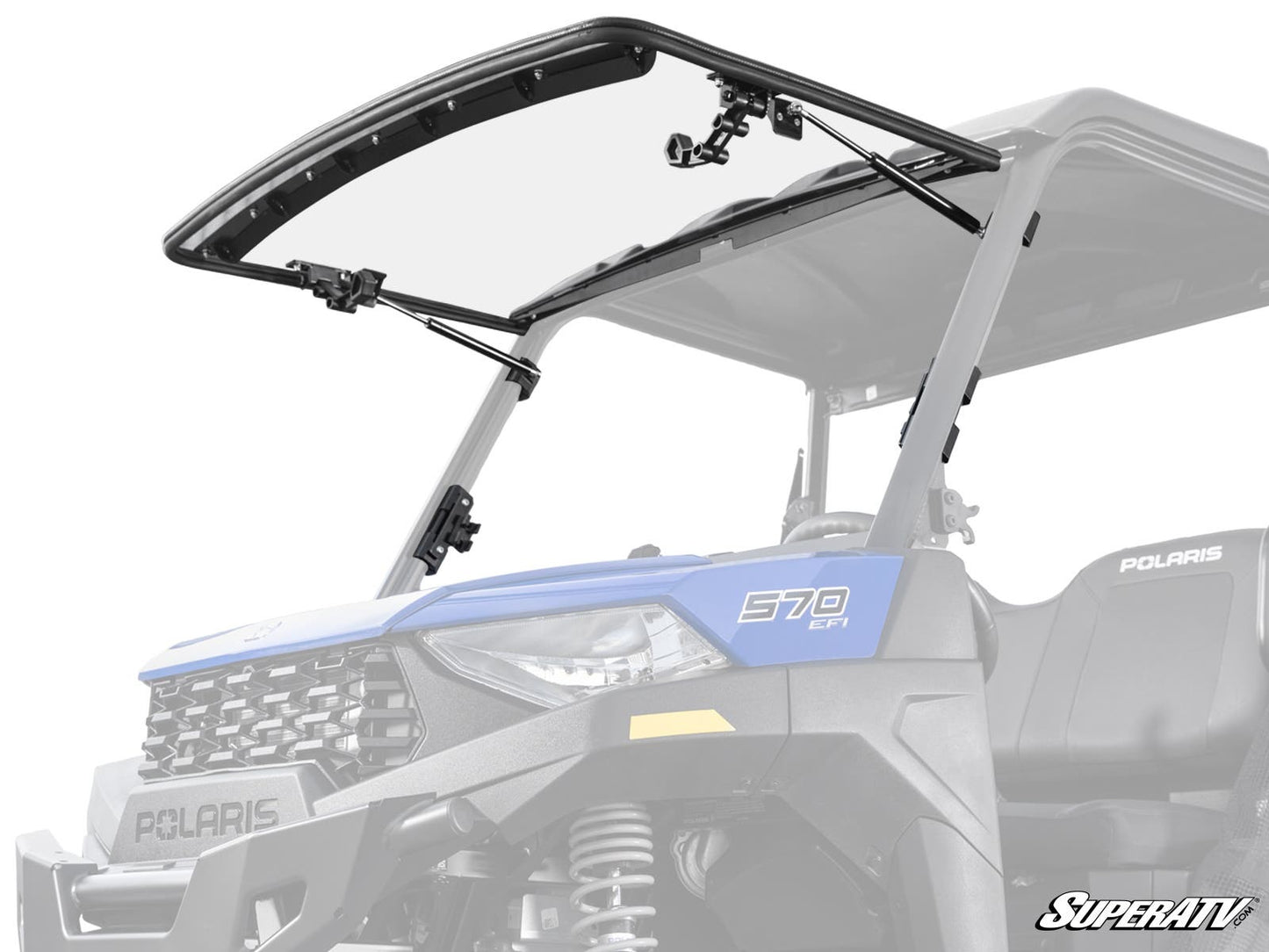 Polaris Ranger SP 570 Scratch-Resistant Flip Windshield