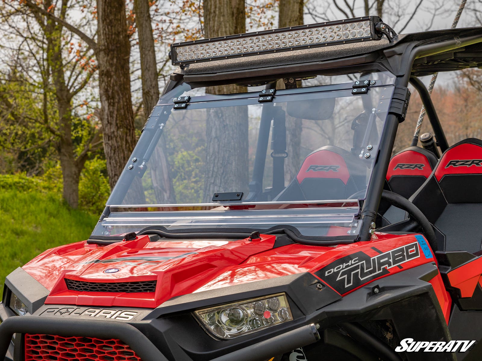 Polaris RZR XP 1000 Scratch Resistant Flip Windshield