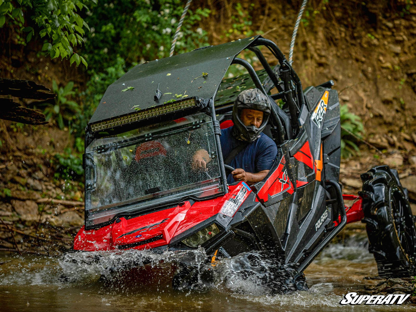 Polaris RZR XP 1000 Scratch Resistant Flip Windshield