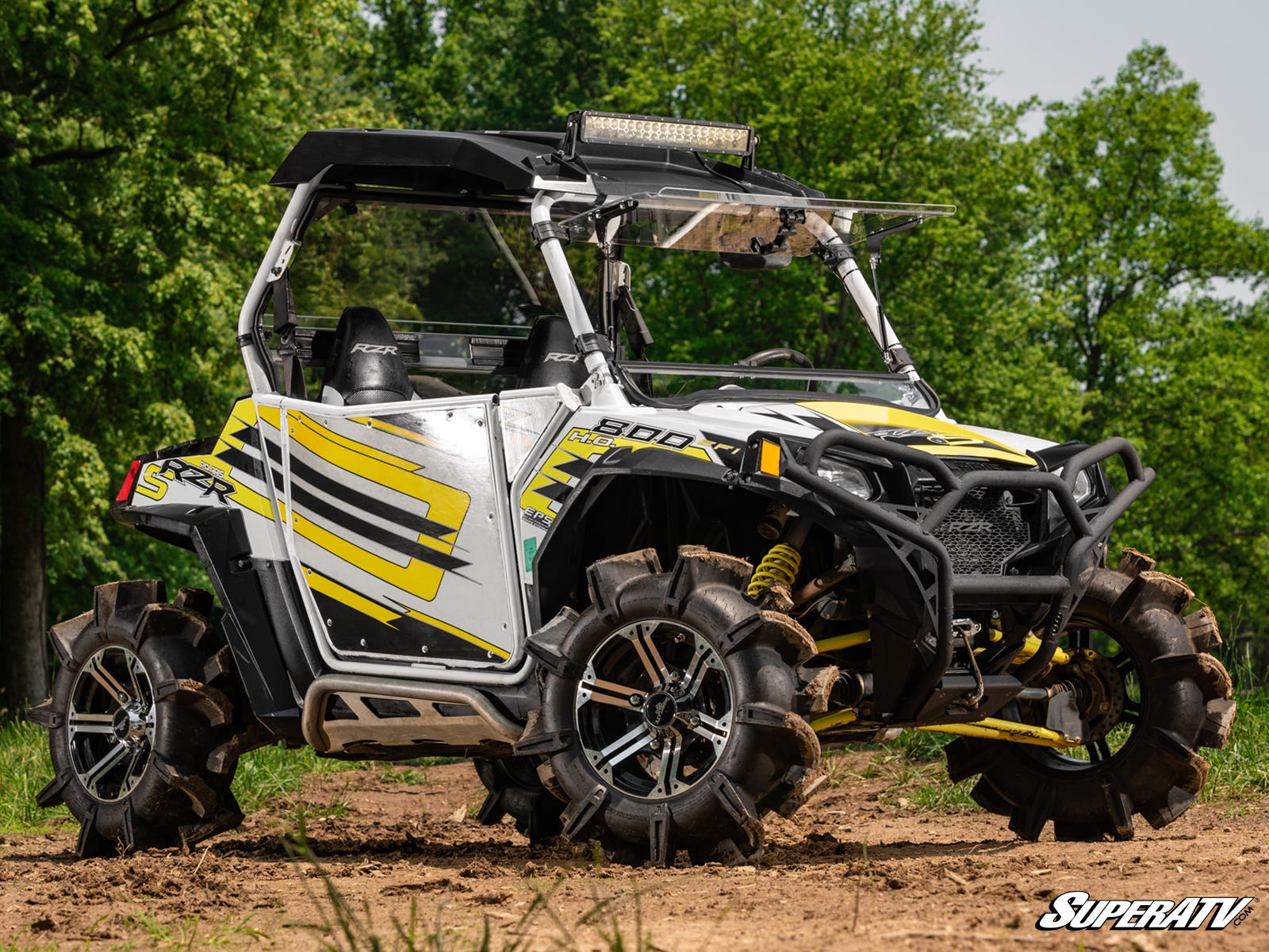 Polaris RZR Scratch Resistant Flip Windshield