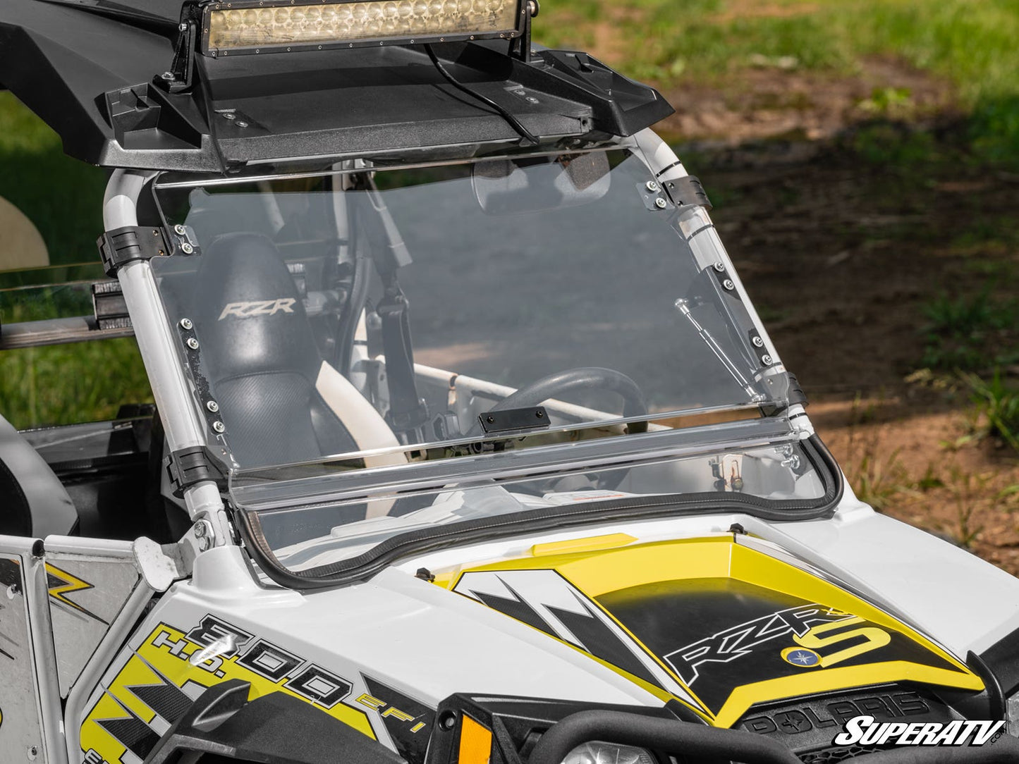 Polaris RZR Scratch Resistant Flip Windshield