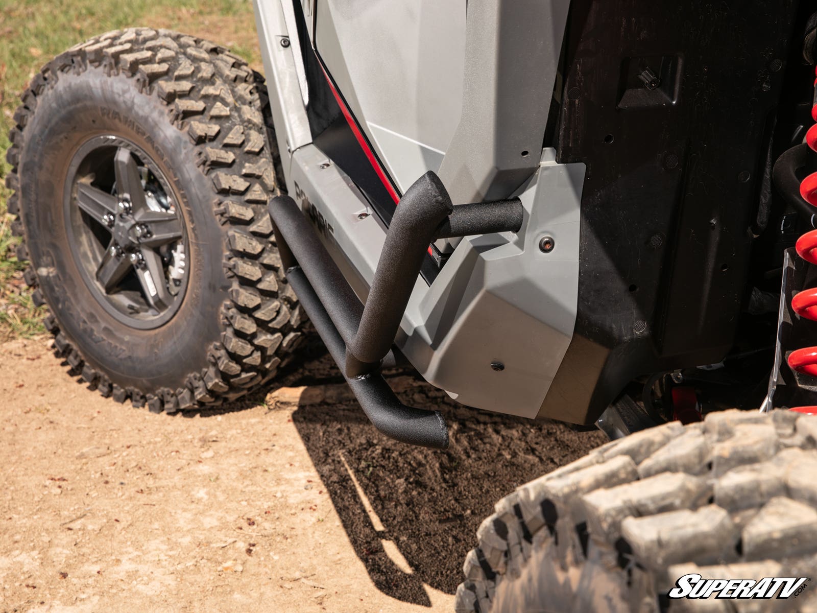 Polaris RZR Turbo R Rock Slider Nerf Bars