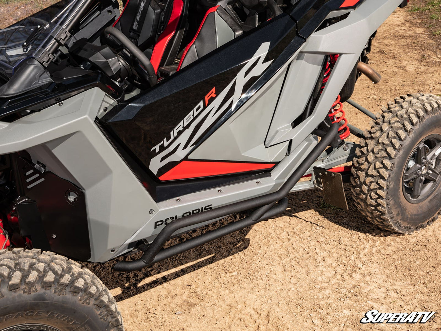 Polaris RZR Turbo R Rock Slider Nerf Bars