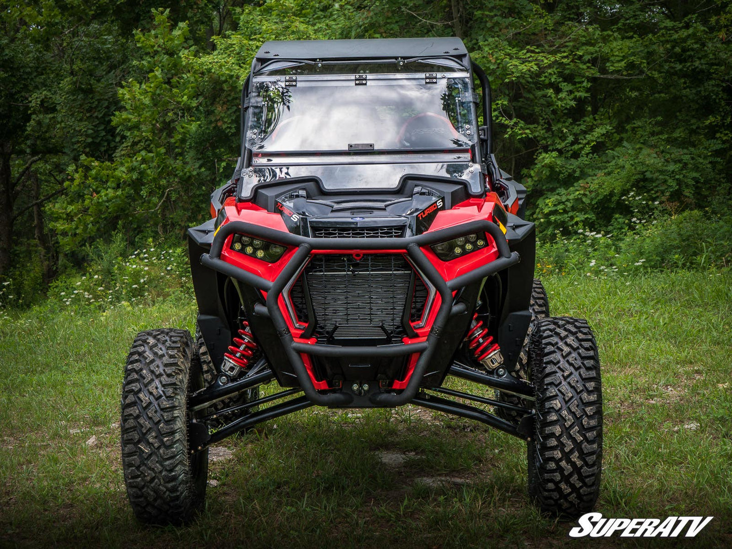 Polaris RZR XP Turbo S Scratch Resistant Flip Windshield