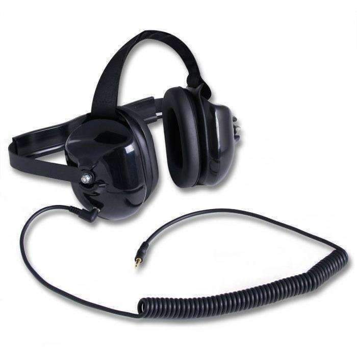 H40 Behind the Head (BTH) Listen Only Headset - Black