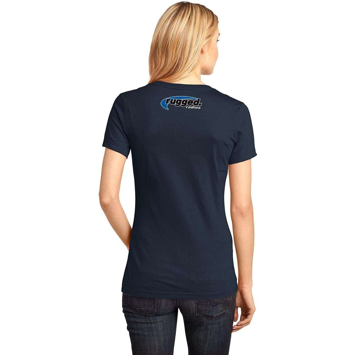 Rugged Radios Ladies V-Neck