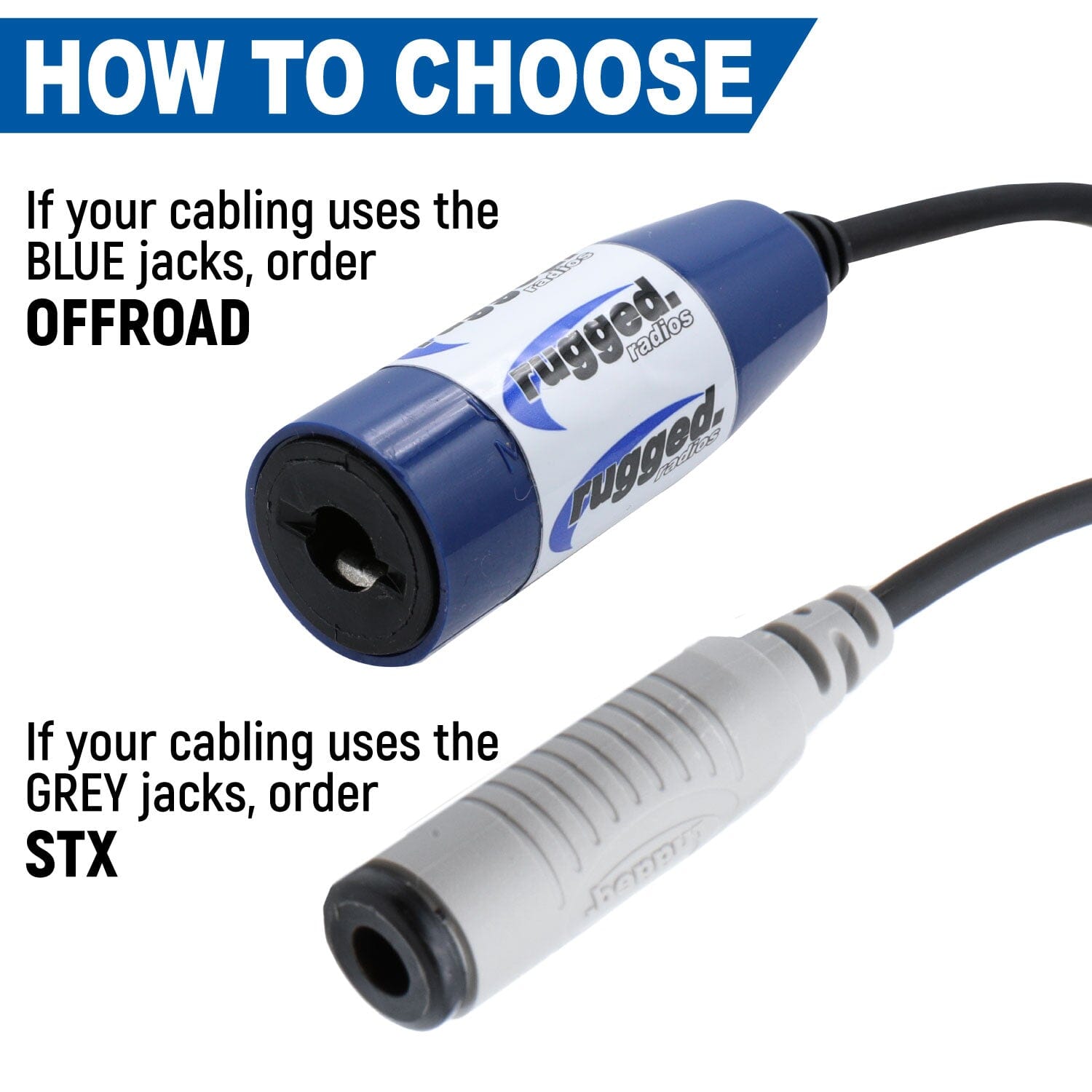 Single Headset / Helmet Jack - Bar Mount