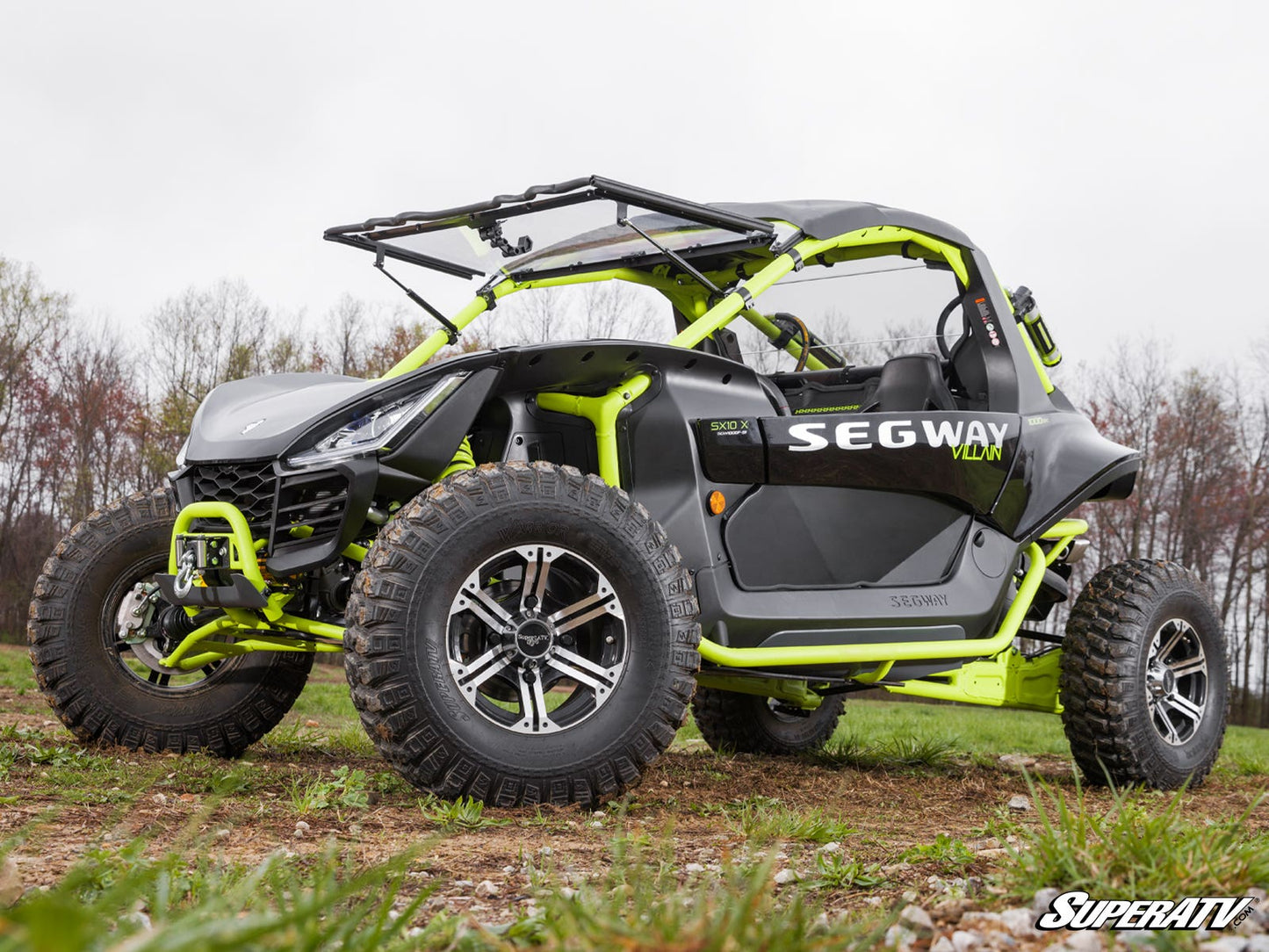 Segway Villain Scratch-Resistant Flip Windshield