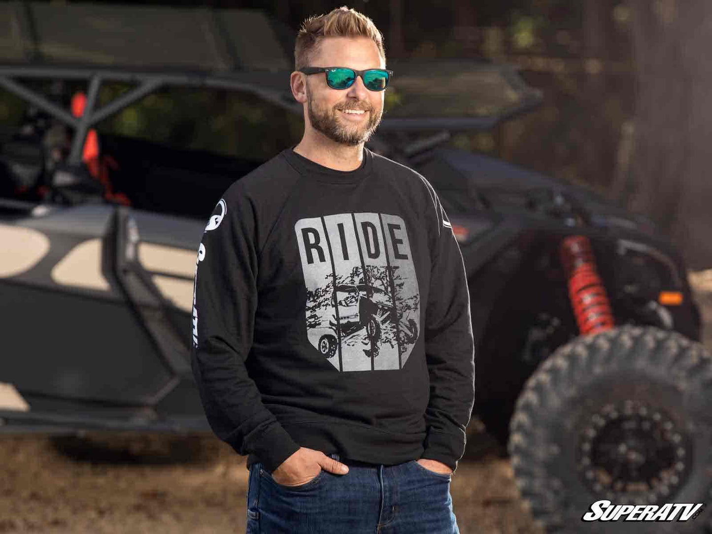 SuperATV Black Ride Sweatshirt