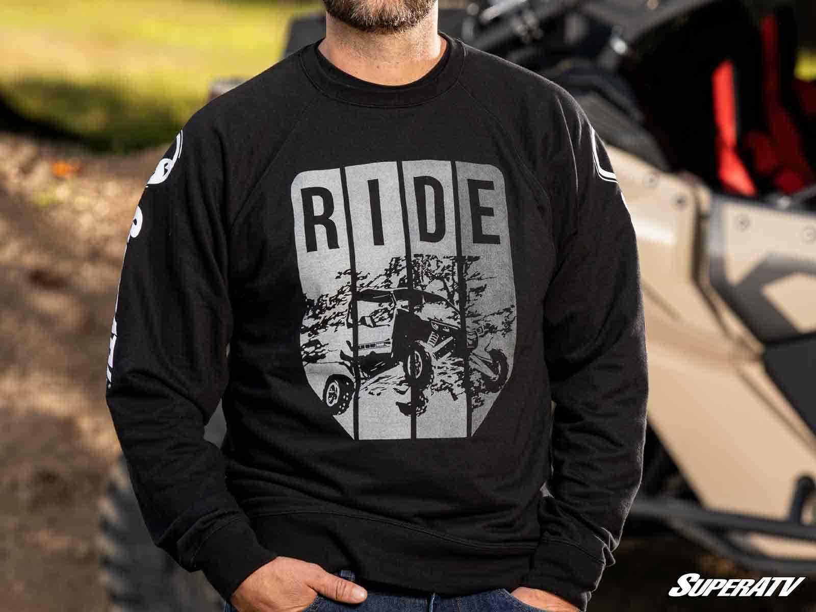 SuperATV Black Ride Sweatshirt