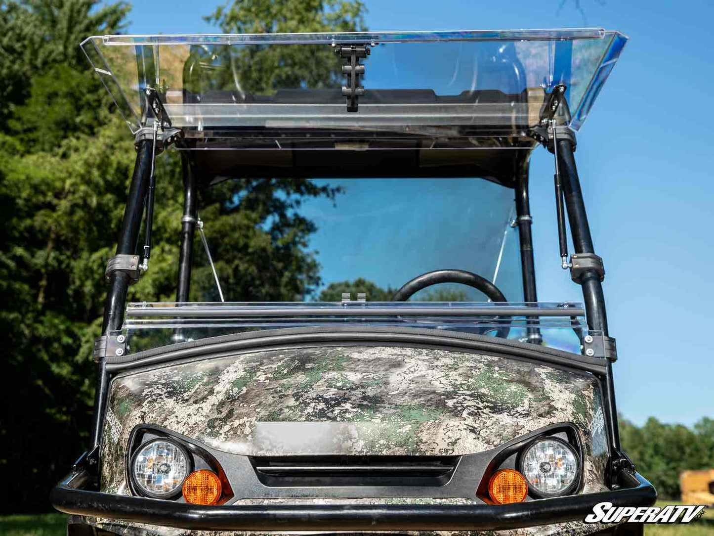 Tracker OX400 Scratch-Resistant Flip Windshield