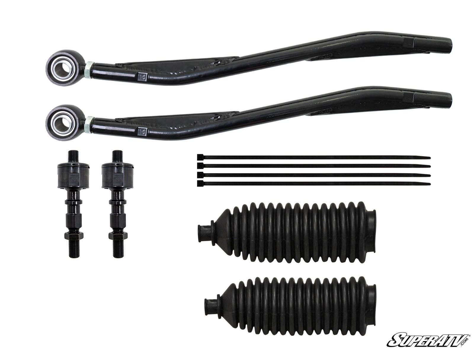 Polaris Ranger XP 900 Z-Bend Tie Rod Kit - Replacement for SuperATV Lift Kits