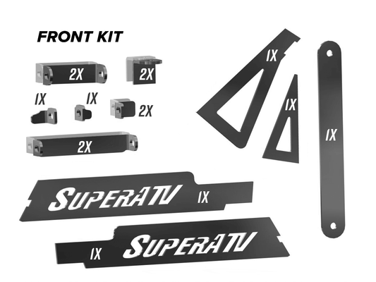 Polaris Ranger XP 1000 Weld-In Gusset Kit