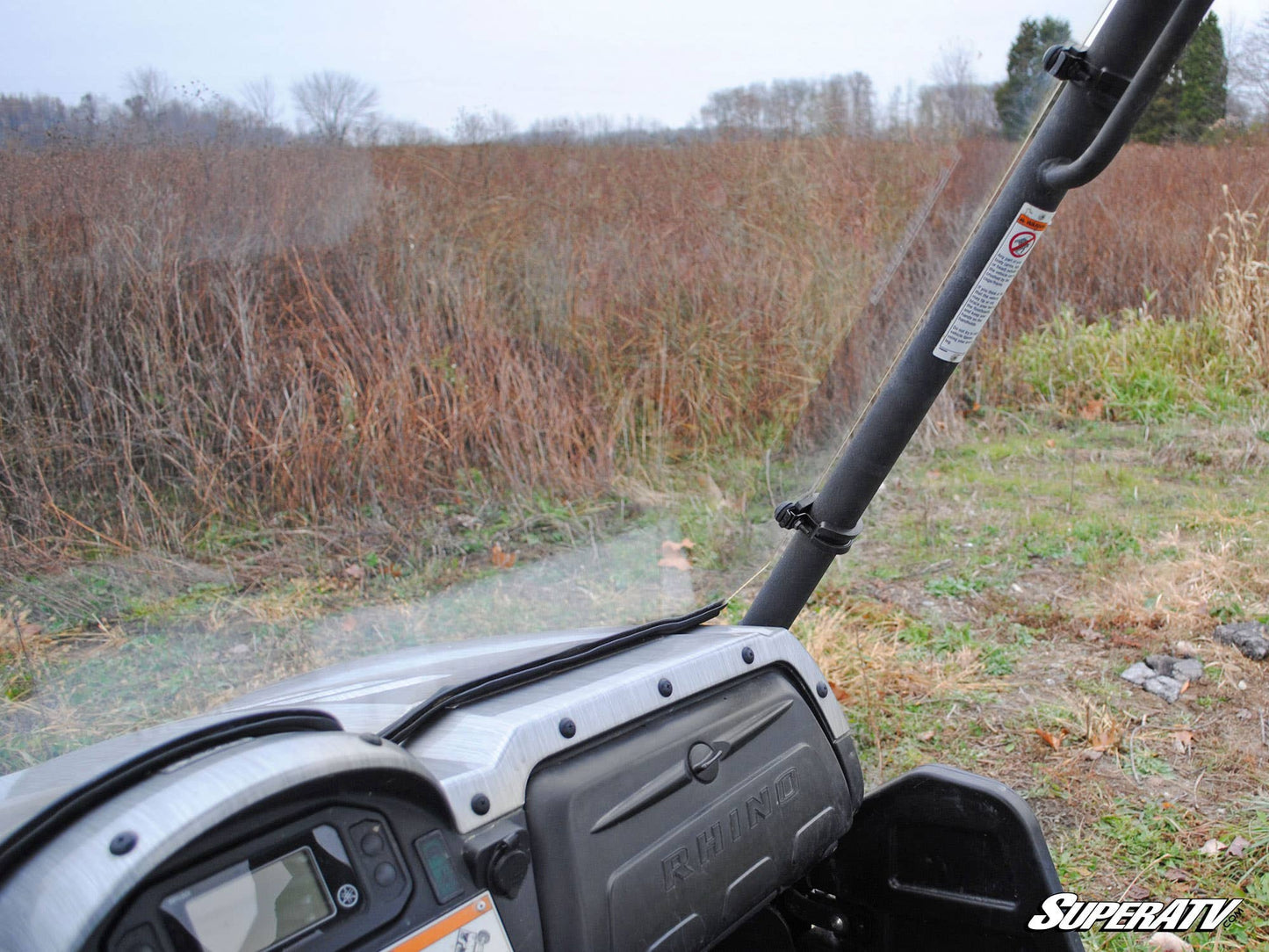 Yamaha Rhino Scratch Resistant Full Windshield