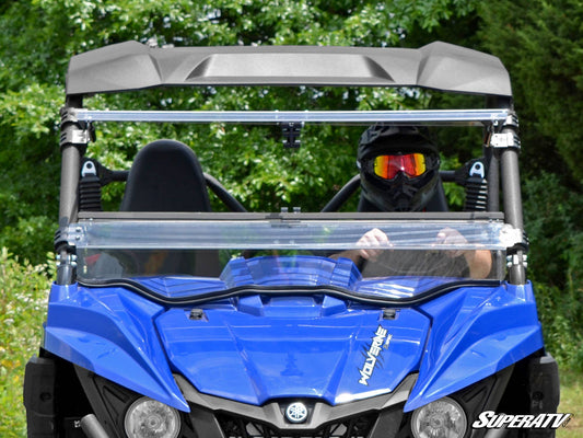 Yamaha Wolverine Scratch Resistant Flip Windshield