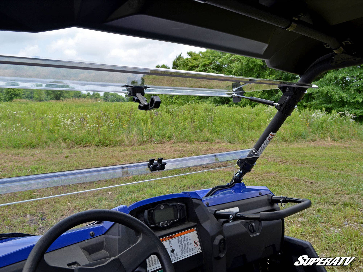 Yamaha Wolverine Scratch Resistant Flip Windshield