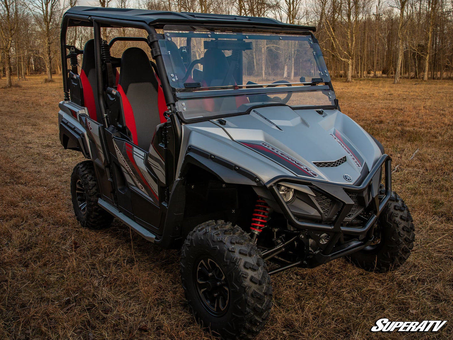 Yamaha Wolverine X4 850 Scratch-Resistant Flip Windshield